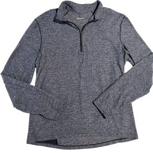 Lululemon Men’s Blue Heathered Surge Long Sleeve Pullover Like New Size M